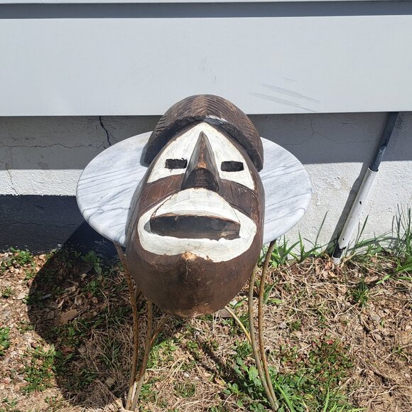 Gabon African Tribal Wall Mask - Picture 6 of 11